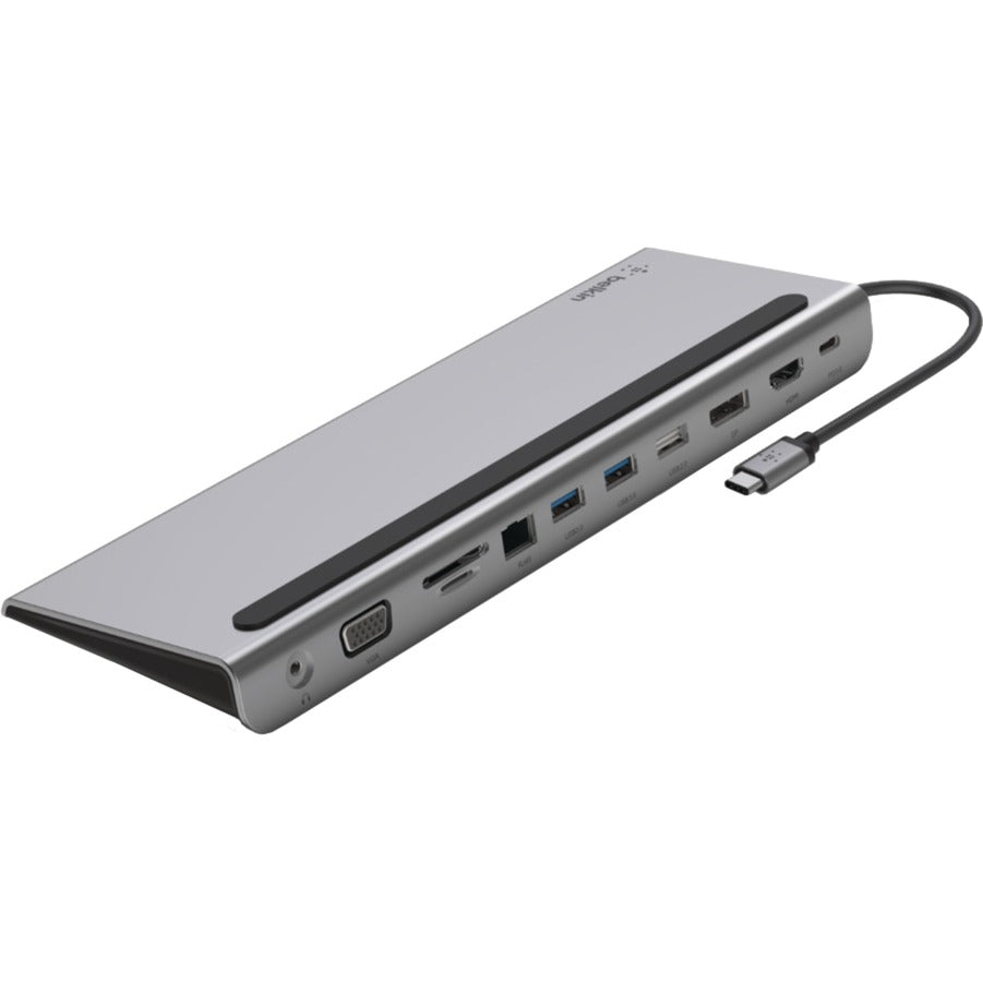 Belkin Connect 11-in-1-USB-C-Hub-Dockingstation (Silber-Schwarz)