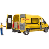 BRUDER MB Sprinter DHL mit dem Regisseur