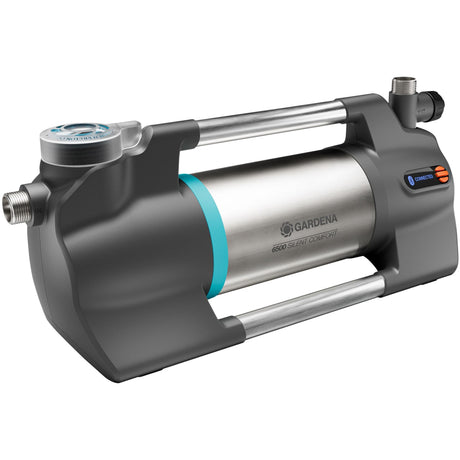 Gardena Bewässerungspumpe 6500 Silentcomfort (dunkelgrauer Edelstahl, 1300 Watt | Bluetooth)
