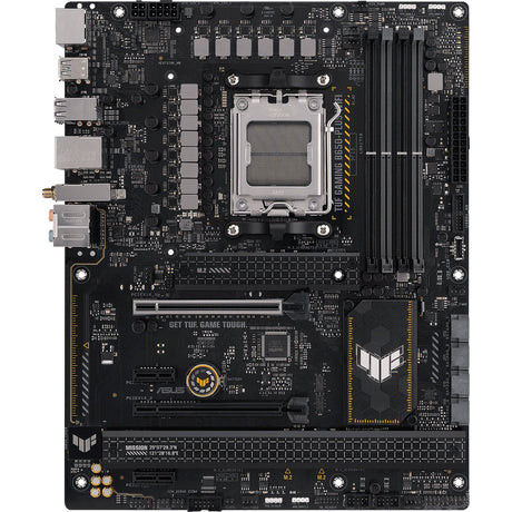 Asus Tuf Gaming B650-Plus WiFi Sockel AM5 Mainboard (schwarz hellorange, RAID, 2,5GB-LAN, Wi-Fi 6, BT 5.2, Sound, ATX)
