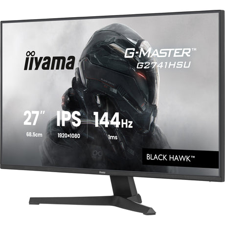 Iiyama G-Master Black Hawk G2741HSU-B1 27 Gaming-Monitor (Schwarz, HDMI, Display Port, 2x USB-A, USB-B, 144 Hz)