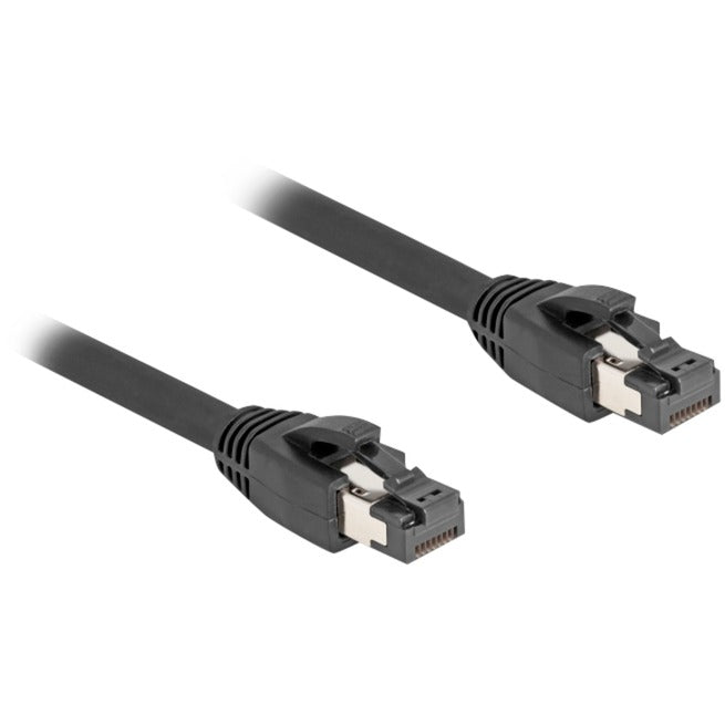 Delock Netzwerkkabel S FTP, RJ-45 mit Cat.8.1 (schwarz, 15 Meter)
