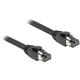 Delock Netzwerkkabel S FTP, RJ-45 mit Cat.8.1 (schwarz, 15 Meter)