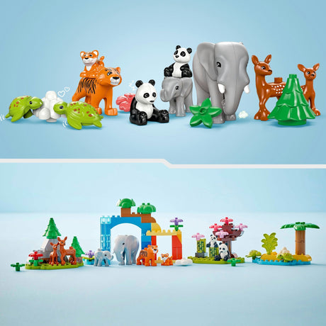 Lego Duplo Town 10446 3-in-1-Familien wilder Tiere