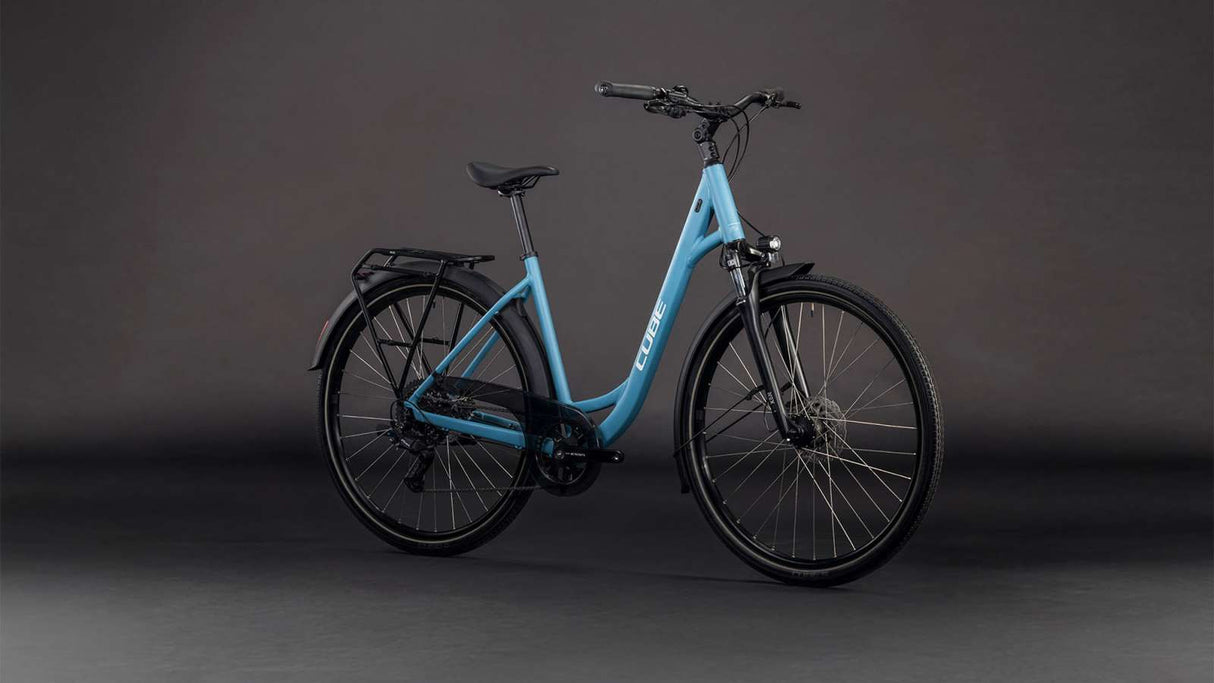 Cube Touring One Bluebird'n'Grey, einfacher Einstieg