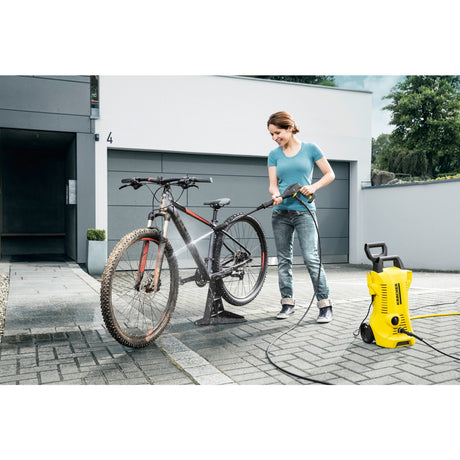 Kärcher k2 power control high-pressure cleaner - 110 bar - 360 l h - 20 m² h - app support - suitable for, among others. small cars - bicycles - garden furniture - garden chairs