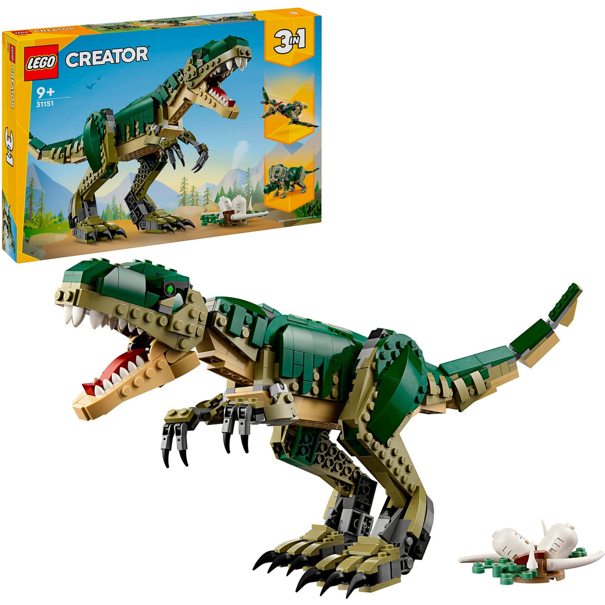 Lego Creator 3in1 t. Rex, Dinosaurier 31151