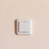 Shelly blu wall switch 4 + gira merten adapter schakelaar (wit, bluetooth 4.2)