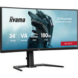 Iiyama G-Master Red Eagle GCB3484WQSU-B1 34 gebogener Ultrawide-Gaming-Monitor (schwarz, 2x HDMI, Display-Port, 2x USB-A, USB-B, 2x USB-C, 180 Hz)