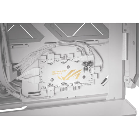 Asus Rog Hyperion GR701 Big Tower Gehäuse (weiß | 4x USB-A | 2x USB-C | RGB | gehärtetes Glas)