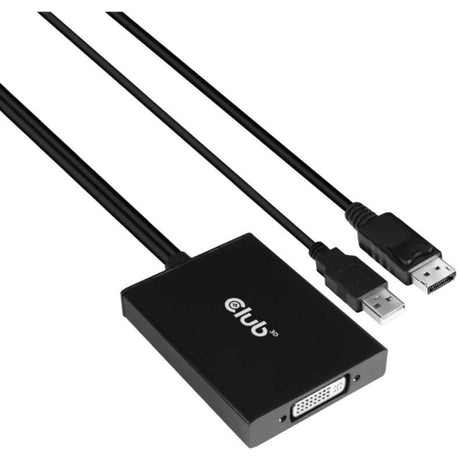 Club 3D DisplayPort auf Dual Link DVI-D HDCP Off Version Aktiver Adapter für Apple Cinema Displays (Schwarz)