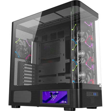 Xyz PC Gear Quantum Pro Midi-Tower-Gehäuse (Schwarz | Fenster)