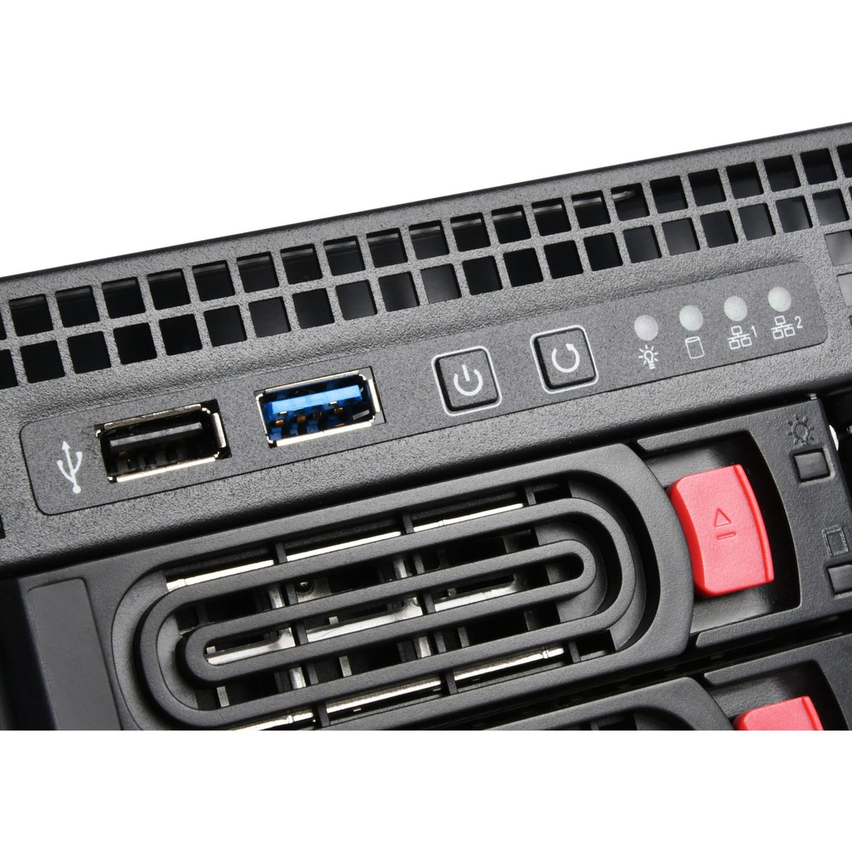 Silverstone RM21-308 Rackgehäuse (schwarz | 1x USB-A 2.0 | 1x USB-A 3.2 (5 Gbit s))