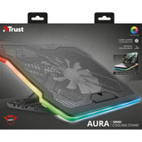 Trust GXT 1126 Aura Laptop-Kühler (schwarz, RGB)