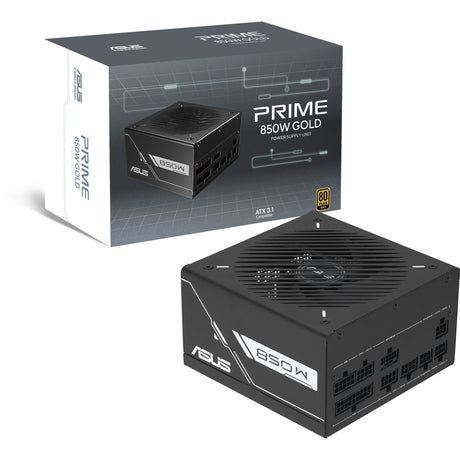Asus Prime Gold Black Edition modulares 850-Watt-Netzteil (schwarz, 1x 12V-2x6, 3x PCIe)