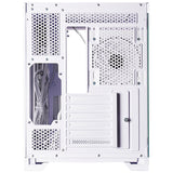 Chieftec Visio Midi Tower Gehäuse (weiß | 2x USB-A | 1x USB-C | RGB | gehärtetes Glas)
