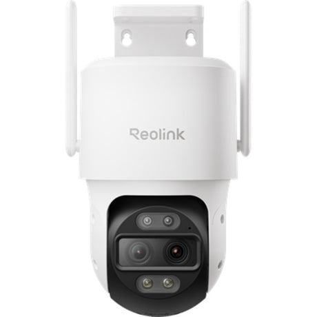 Reolink 4K-Außenkamera mit zwei Objektiven – 2,4-5-GHz-WLAN – automatische Zoomverfolgung – Schwenk-Neigefunktion – AI-Videosuche – Trackmix-Serie W760