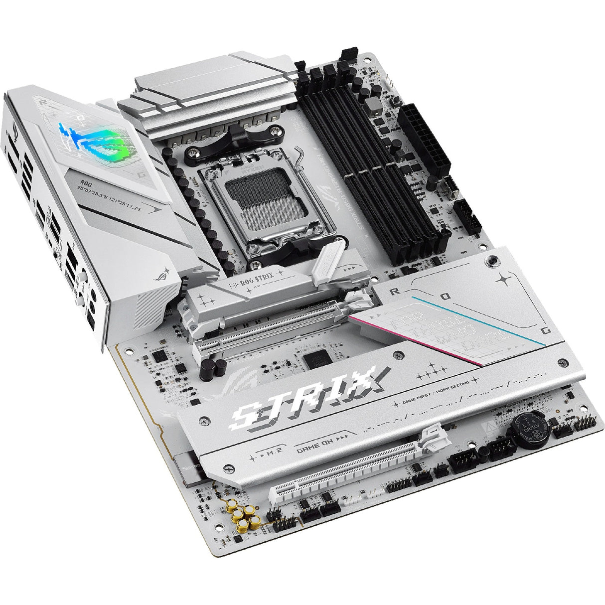 Asus ROG Strix B850-A Gaming Wi-Fi Sockel AM5 Motherboard (weiß, 2,5 GB-LAN, Wi-Fi 7, BT, Sound, ATX)