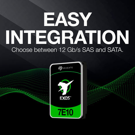 Seagate exos 7e10 8 tb harde schijf (sata 600)