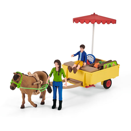 Schleich Bauernhofwelt – mobile Bauernhof-Ständer-Spielfigur