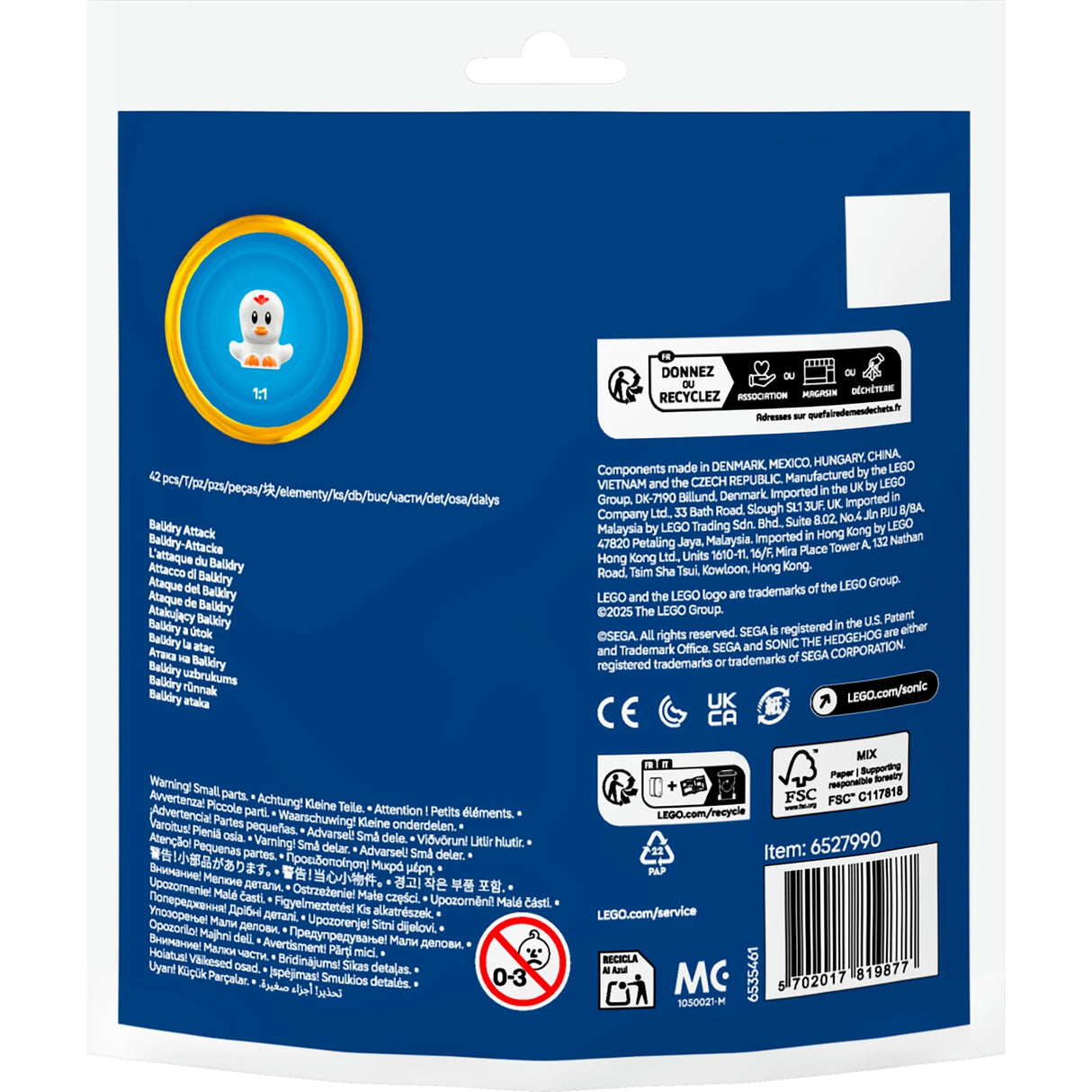 Lego 30704 Sonic Bag Balkiry-Angriff | 10 Stück