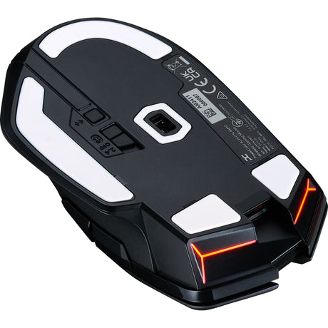 Powercolor alphyn am10 kabellose Gaming-Maus (schwarz rot, 100–26000 dpi, 8k, RGB, USB 2,4 g Bluetooth 5.2)