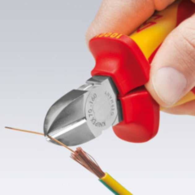 Knipex Seitenschneider 70 06 180 Schneidzange (gelb)