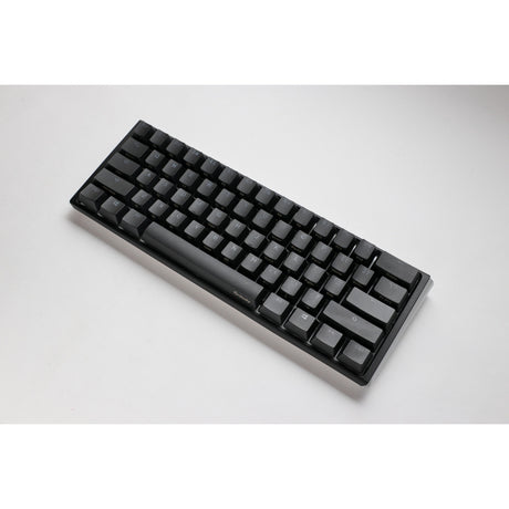 Ducky One 3 klassische Mini-RGB-mechanische Tastatur (Schwarz, US-Layout (QWERTZ), Cherry MX Silent Red, 60 %, RGB-LED, Double-Shot-PBT, Hot-Swap-fähig, Quack-Mechanik)