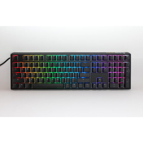 Ducky One 3 klassische mechanische RGB-Tastatur (Schwarz, US-Layout (QWERTY), Cherry MX Brown, 100 %, RGB-LED, Double-Shot-PBT, Hot-Swap-fähig, Quack-Mechanik)