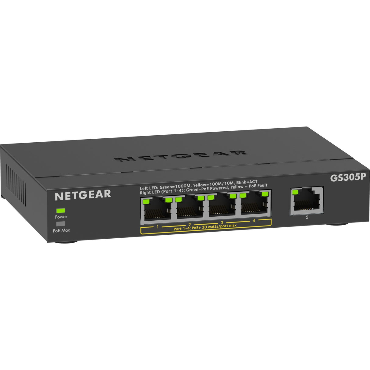 Netgear 5-Port-PoE+-Gigabit-Ethernet-Soho-Unmanaged-Switch