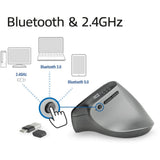 ACT Connectivity Wireless Ergonomic Maus mit Bluetooth und USB-C