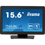 Iiyama prolite t1633msc-b1 15.6 touchscreen monitor (zwart, hdmi, displayport, 2x usb-a)