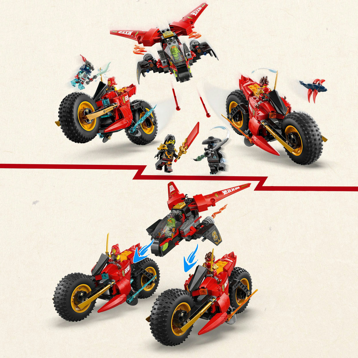 Lego 71844 Ninjago Ninja-Kampffahrzeug