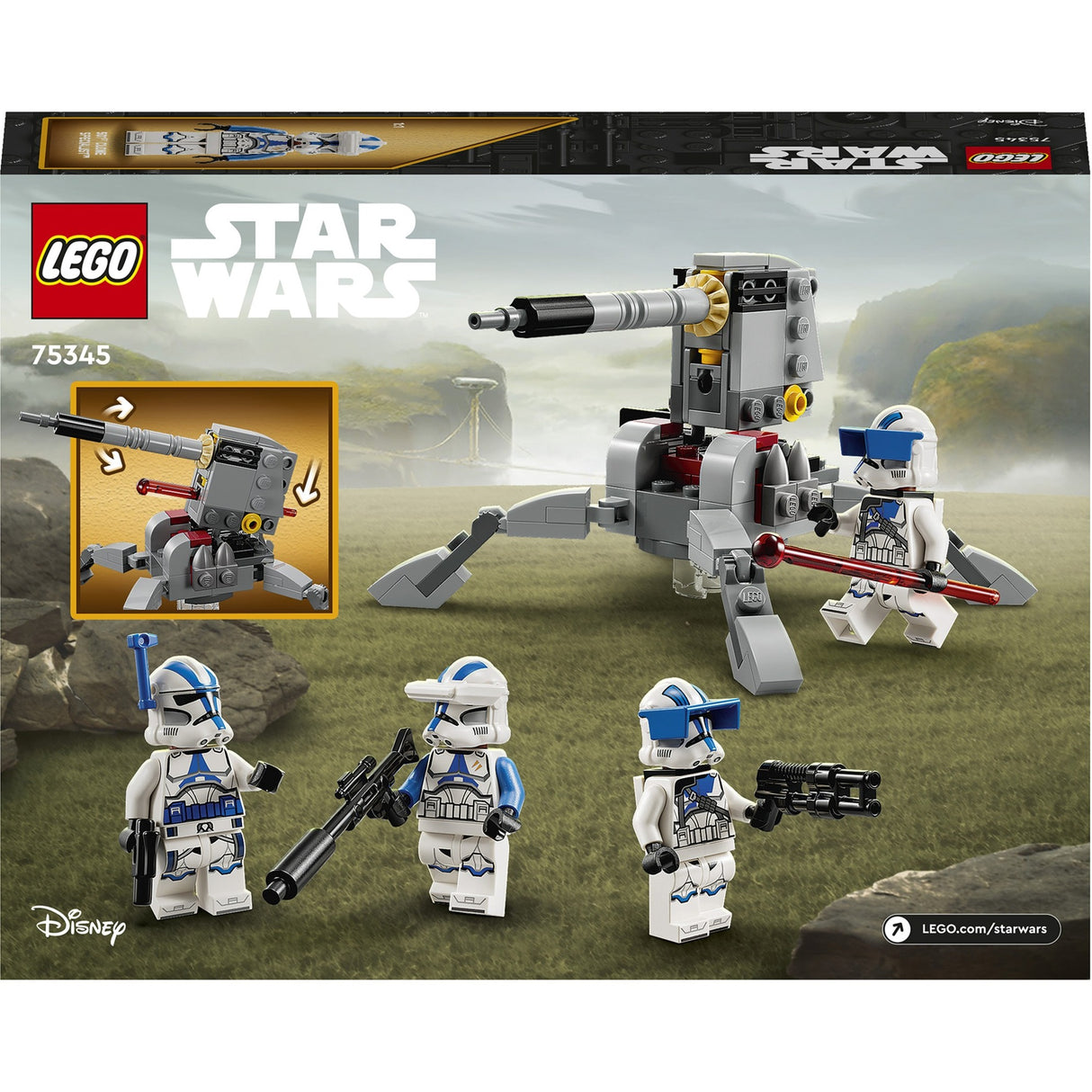 Lego Star Wars 75345 501st Klon Troopers Battle Pack