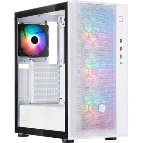 Silverstone Fara R1 Pro V2 Midi-Tower-Gehäuse (weiß | 3x USB-A | gehärtetes Glas)