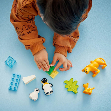 Lego Duplo Town 10442 Wildtierfamilien: Pinguine und Löwen