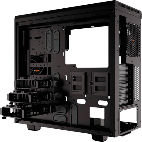 Ruhig sein! Pure Base 600 Window Midi-Tower-Gehäuse (schwarz | 2x USB-A | gehärtetes Glas)