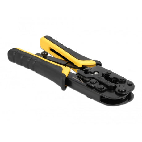 Delock Universal Crimpzange mit Abisolierzange 90505 Crimpzange (schwarz)