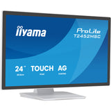 Iiyama prolite t2452msc-w2ag 24 touchscreen monitor (wit, 120 hz, hdmi, displayport, audio, usb, touch)