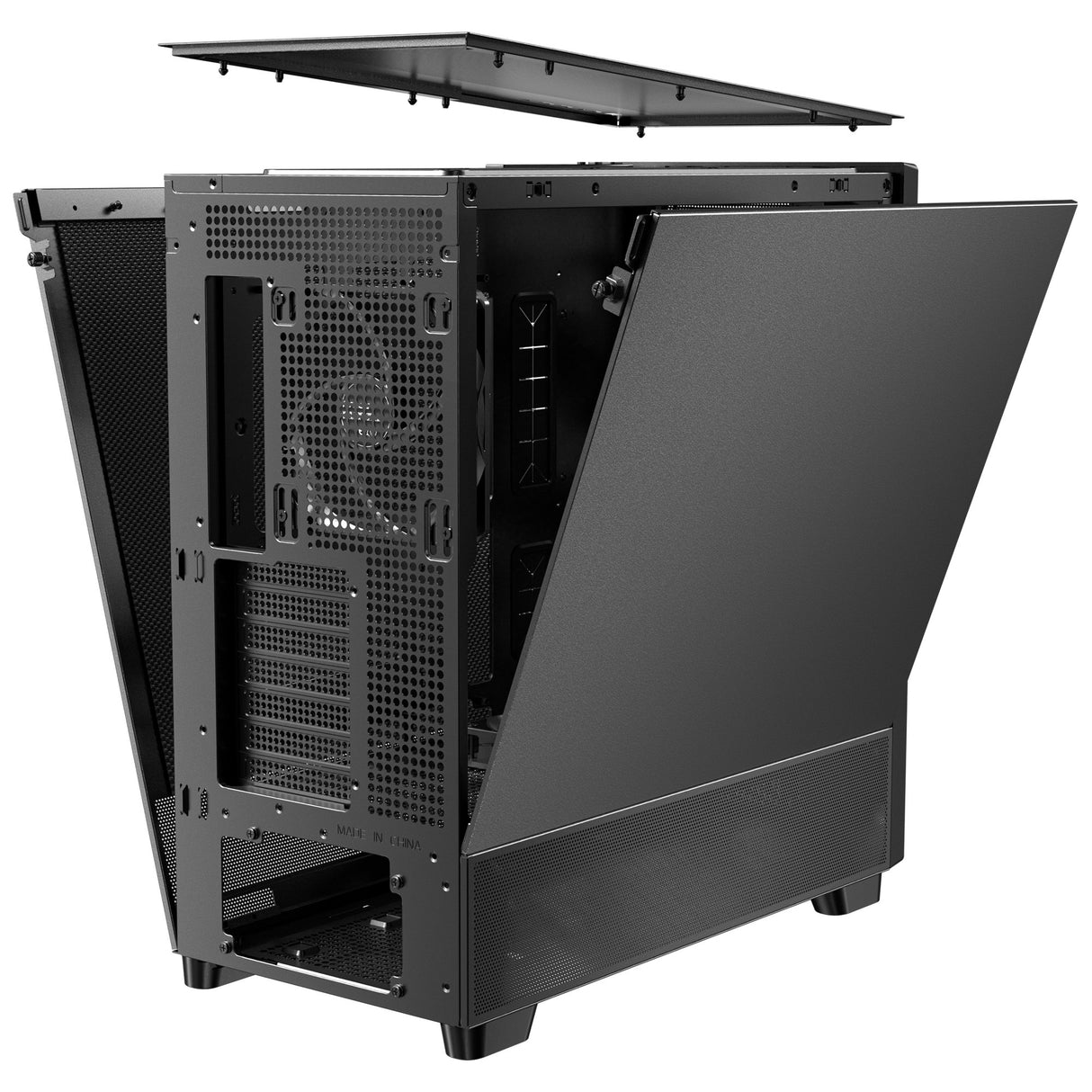 Antec Flux Se Midi-Tower-Gehäuse (schwarz | 2x USB-A | 1x USB-C)