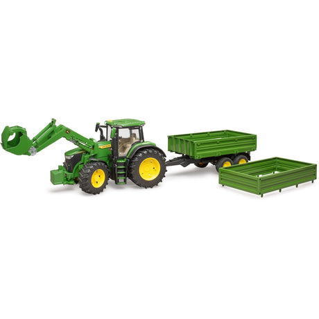 Bruder Traktor John Deere 7R 350 mit Anhänger