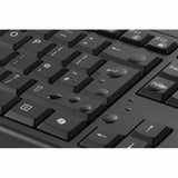 Kensington km270 eq wiederaufladbares Desktop-Set – kabelloses Desktop-Set (schwarz, US-Layout (QWERTY), Membran, 100 %, Bluetooth, 2,4 GHz)