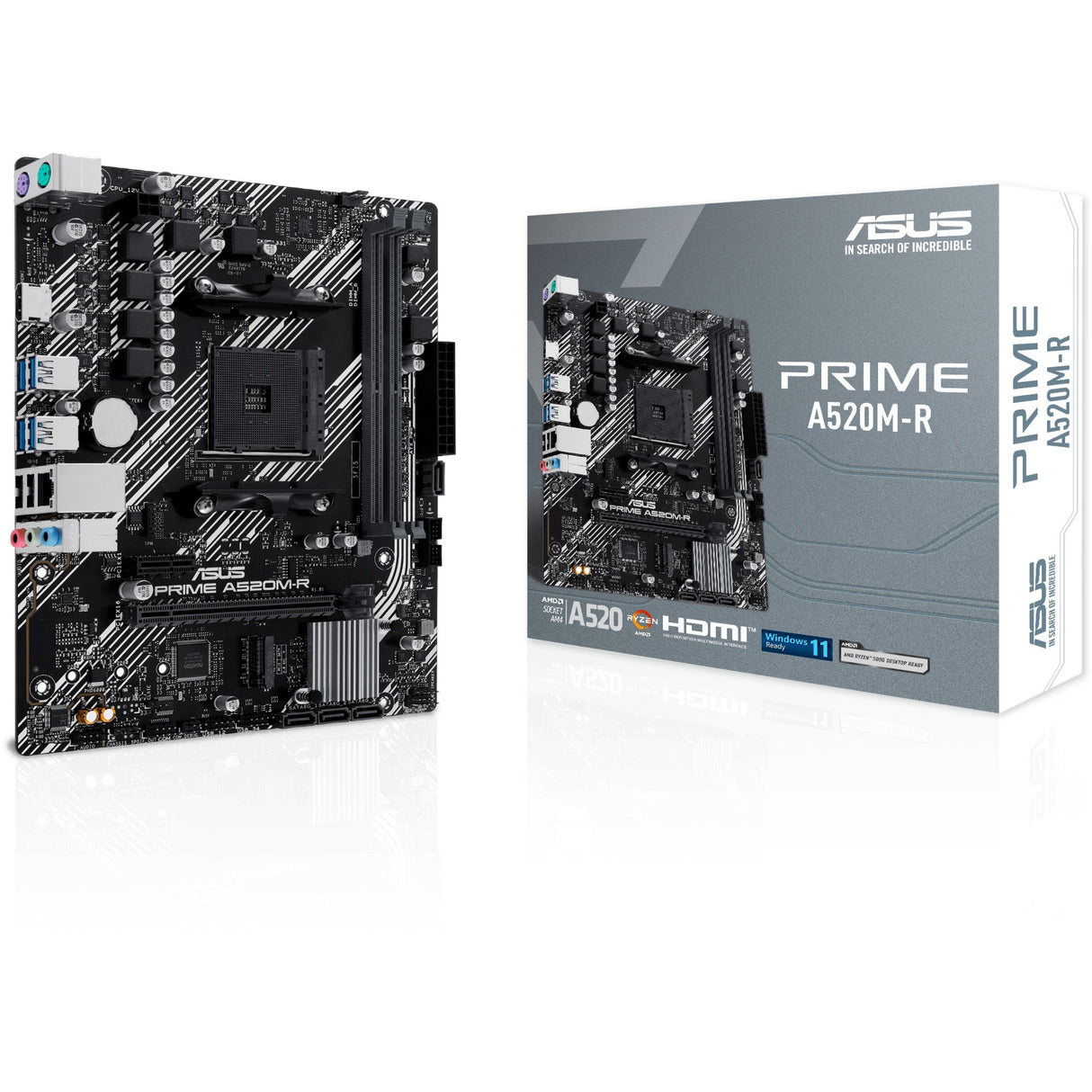 Asus Prime A520M-R Sockel AM4 Mainboard (RAID, GB-LAN, Sound, µATX)