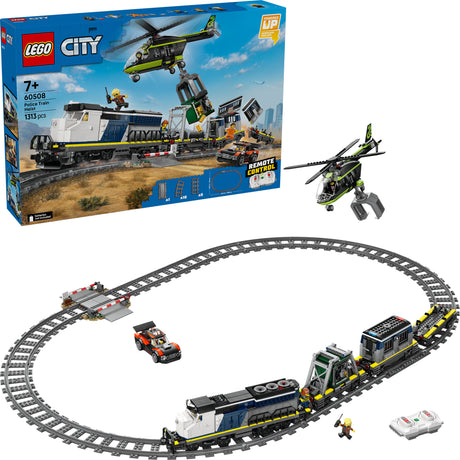 Lego® City Überfall auf Polizeizug – Spielzeugeisenbahn-Set – 60508