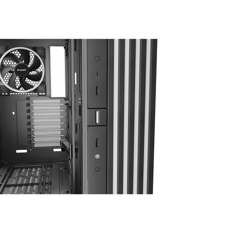 Ruhig sein! Lichtbasis 900 dx Big-Tower-Gehäuse (schwarz | 2x USB-A | 1x USB-C | RGB | Fenster)