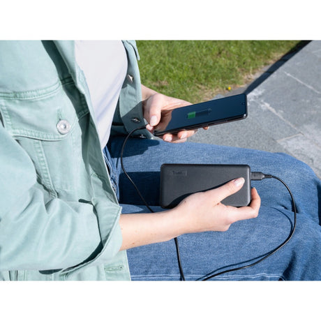 Trust Primo 20.000 mAh Öko-Powerbank (schwarz)
