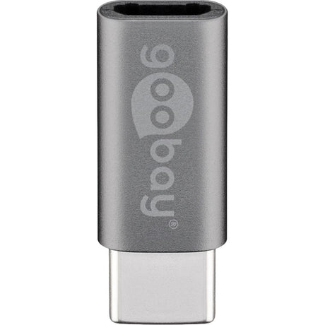 Goobay USB-C auf Micro-USB-Adapter (grau)
