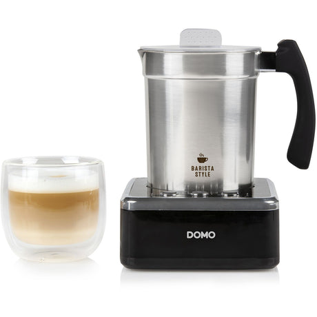 Domo Milchaufschäumer do717mf (Edelstahl schwarz)