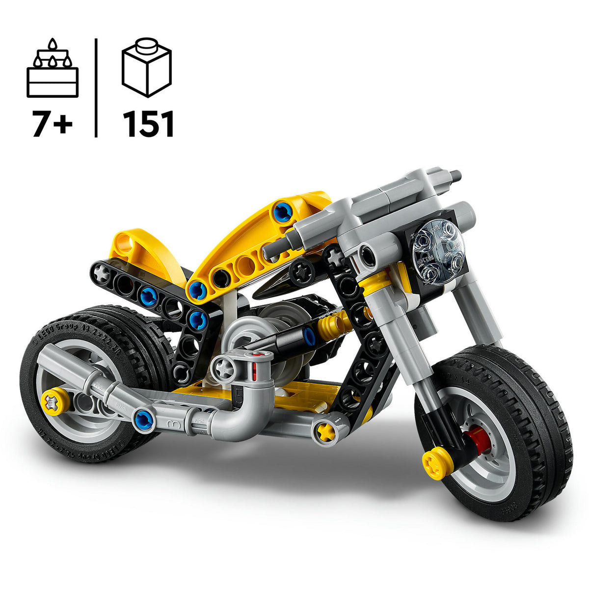 Lego Technic 42225 gelber Motor