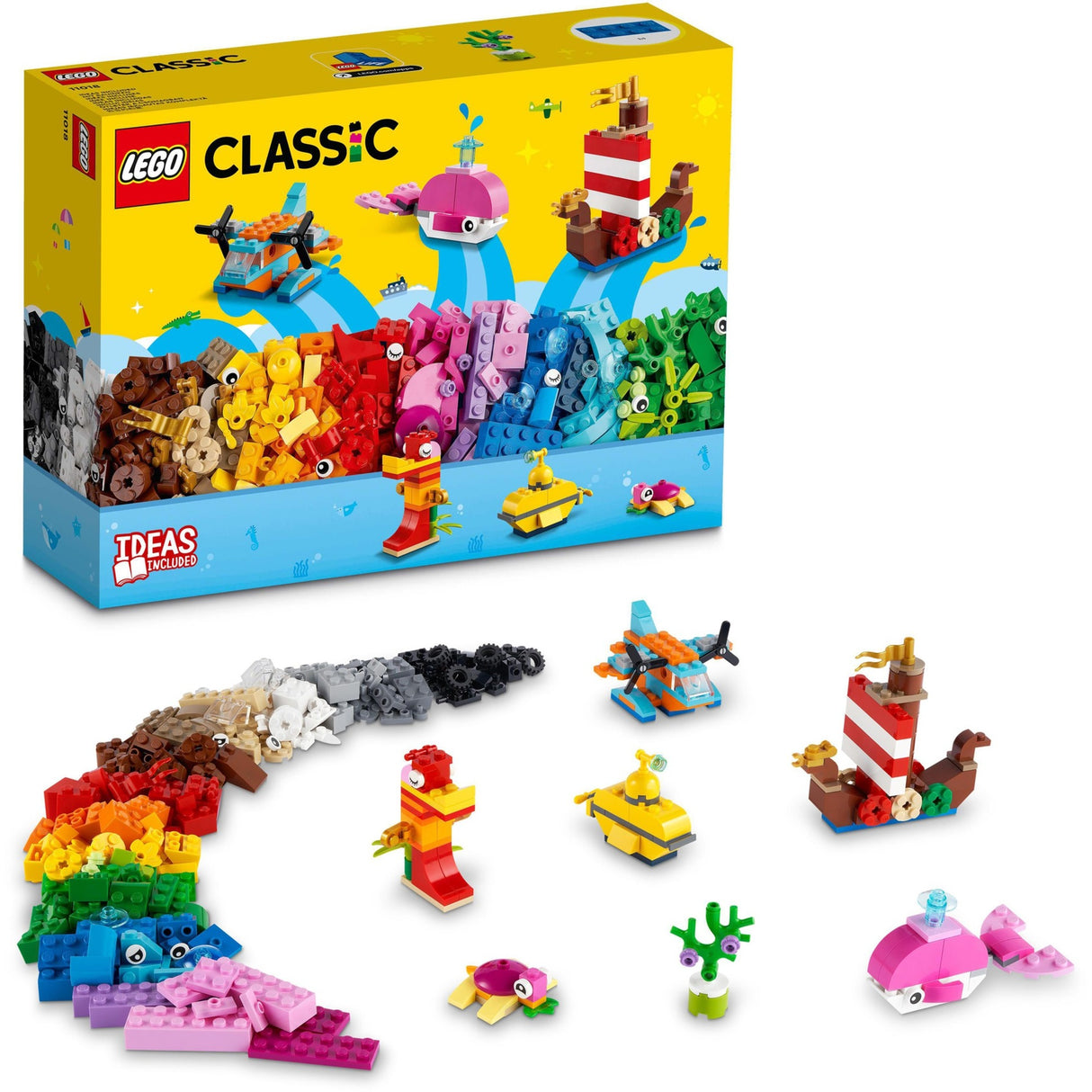 Lego Classic – Kreatives Konstruktionsspielzeug mit Meeresspaß (11018)